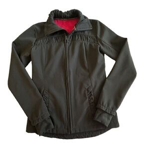 Mondetta Women' S/XS Black ZipUP Windbreaker Rain Sporty Athletic Utility Jacket